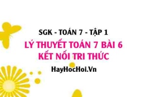 Lý thuyết Toán 7 Bài 6: Số Vô Tỉ & Căn Bậc Hai Số Học (Kết Nối Tri Thức)